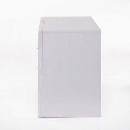 Neend Storage Nightstand - White