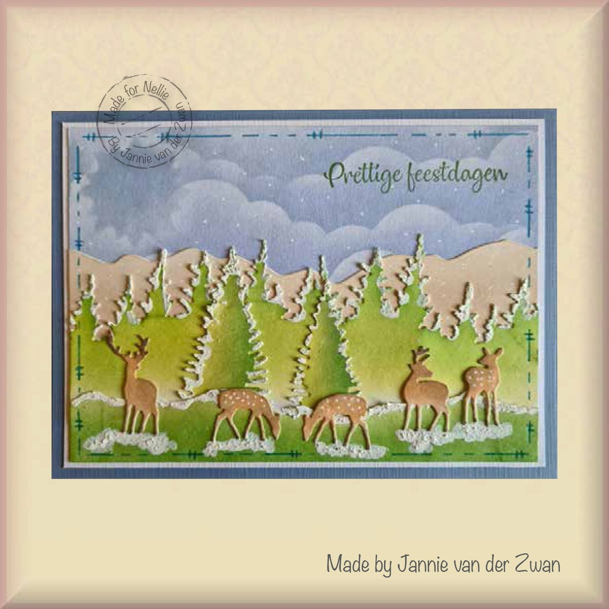 Nellie's Choice - Shape Dies - Mini Dies Deer-1