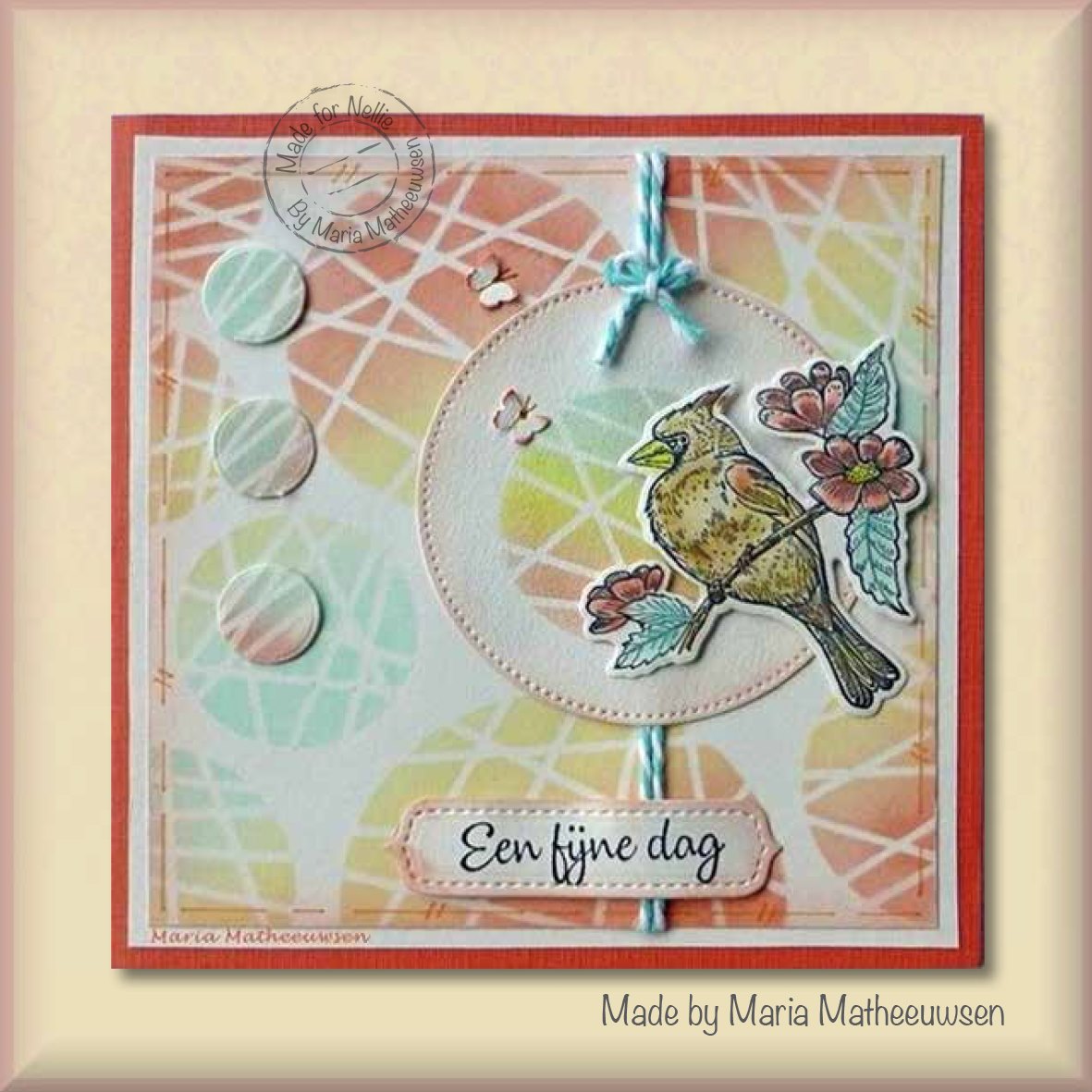 Nellie's Choice Stencil A6 For Magnetic Colour Set Circles