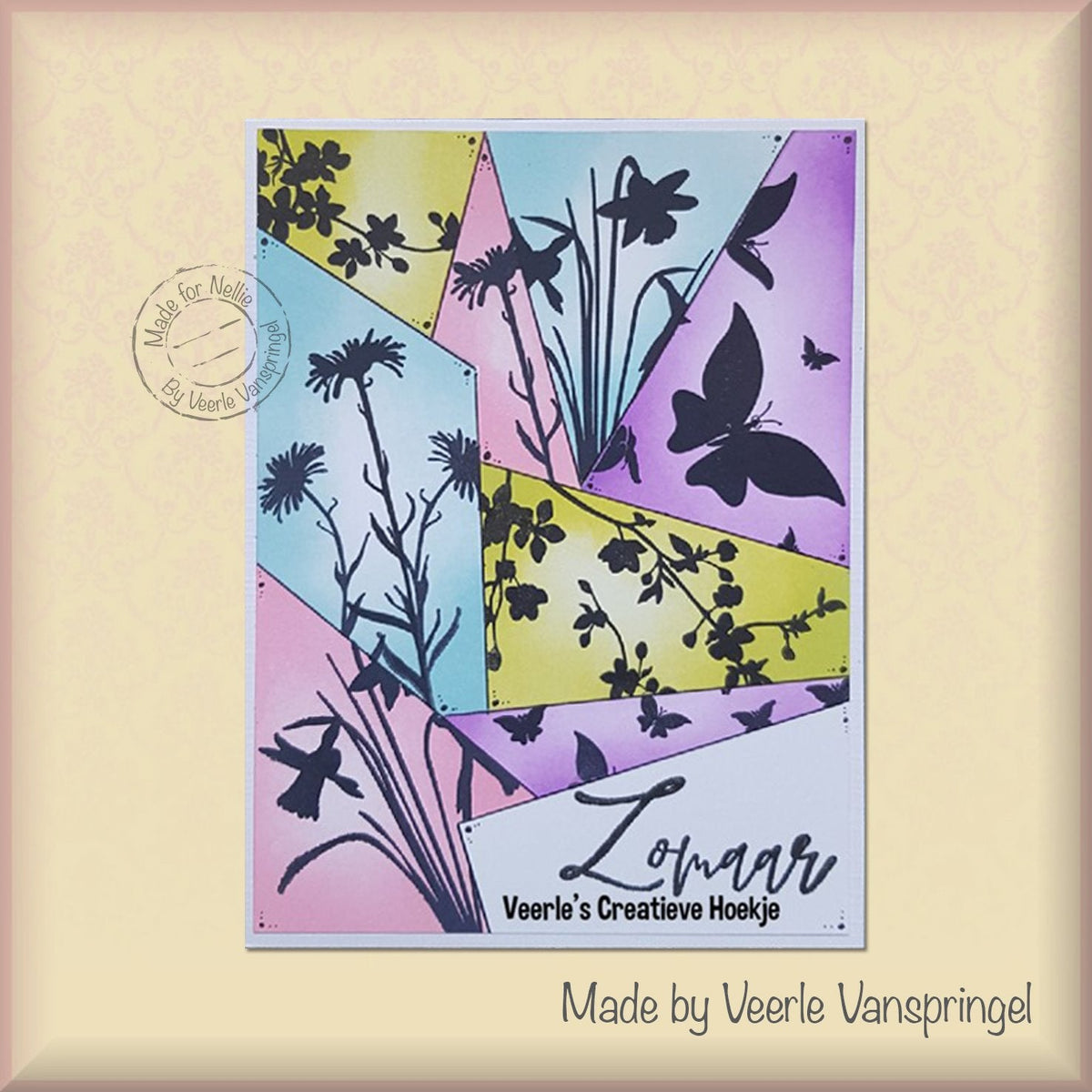Nellie's Choice Clear Stamp Fairy Tales Blooming Branch-2