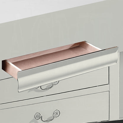 Storea Multi Drawer Storage Platform Bed - White Platinum