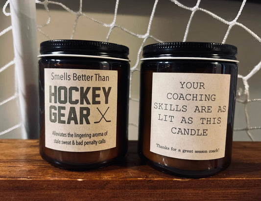 Vanilla Soy Wood Wick Hockey Candle – Rustic Girls