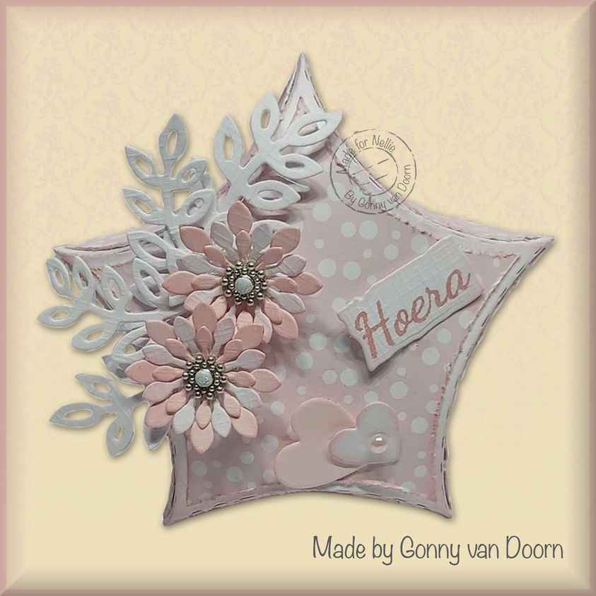 Nellie's Choice Wrapping Die - Gift Box 19 - Christmas Star