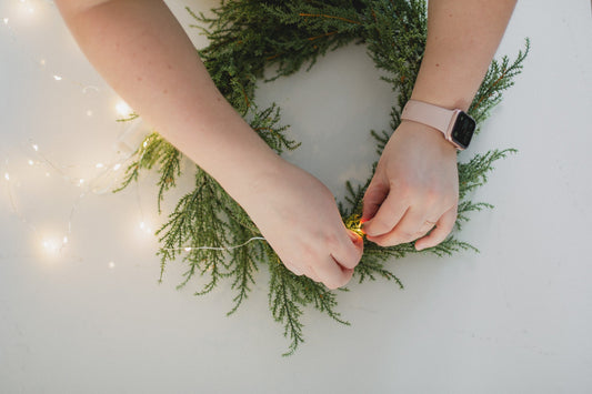 DIY Klassische Winterkranz-Sets