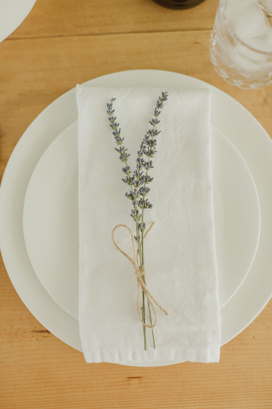 Lavendel-Minizweig – Platzgedeck-Set