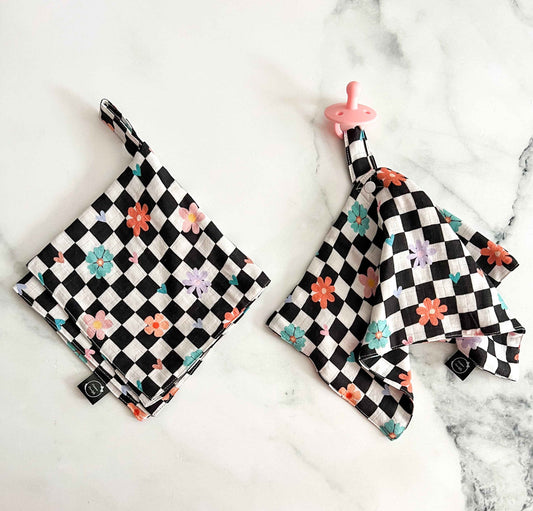 Attache-suce 💕Punky bloom en mousseline de bambou