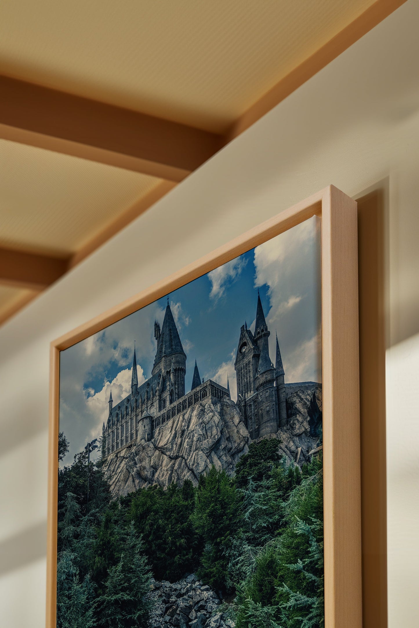 FESTUNG DES WISSENS, Kunstwerk auf gespannter Leinwand