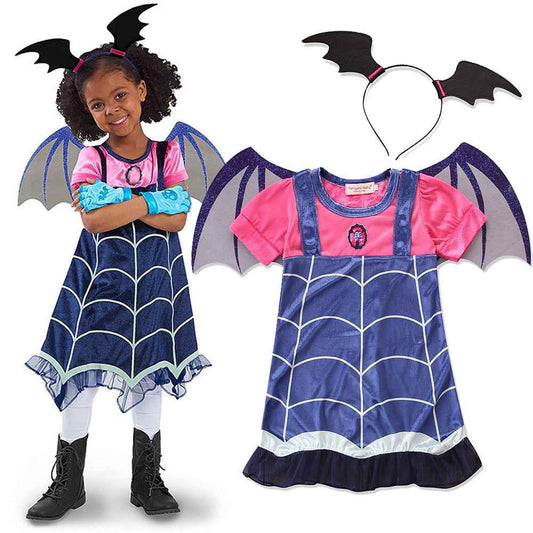 Girls Halloween Princess Dress | Cute Cotton Party Dress