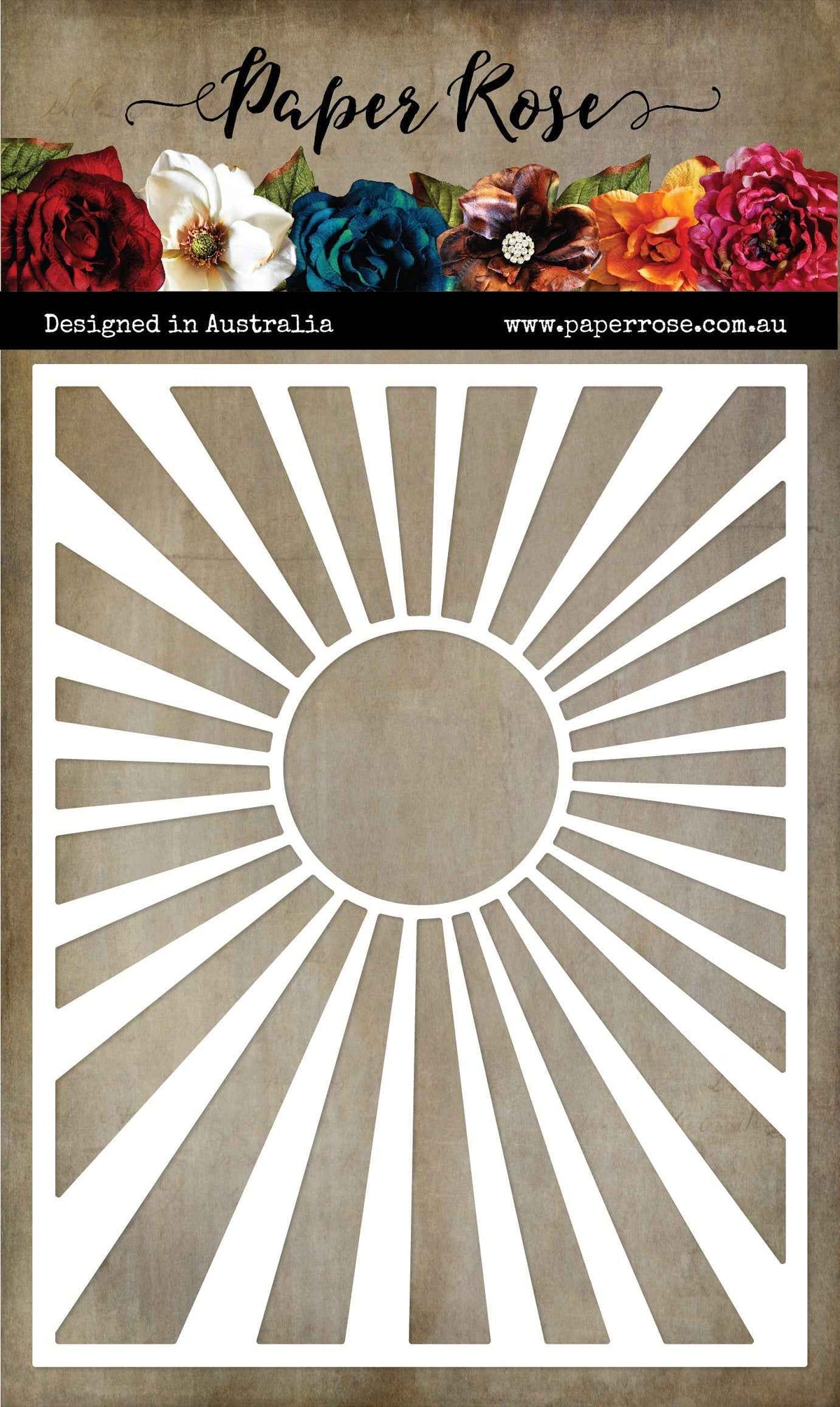 Sunburst Coverplate 4.25x5.5" Metal Cutting Die 30426