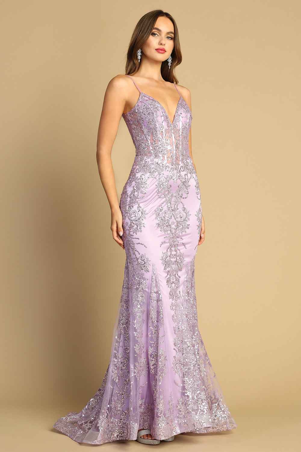 Fitted Corset Long Formal Dress