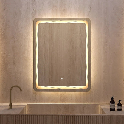 28"x36" / 32"x38" LED Bathroom Mirror, Anti-Fog, CRI 90+, Dimmable
