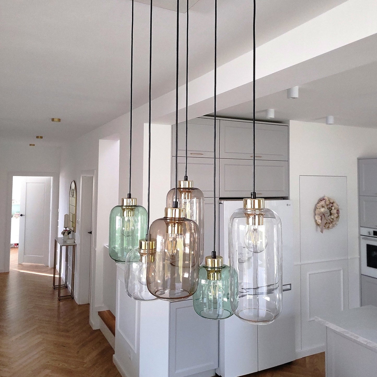 MARCO Mid-Century Modern 6-Light Pendant for Dining Room & Open Spaces
