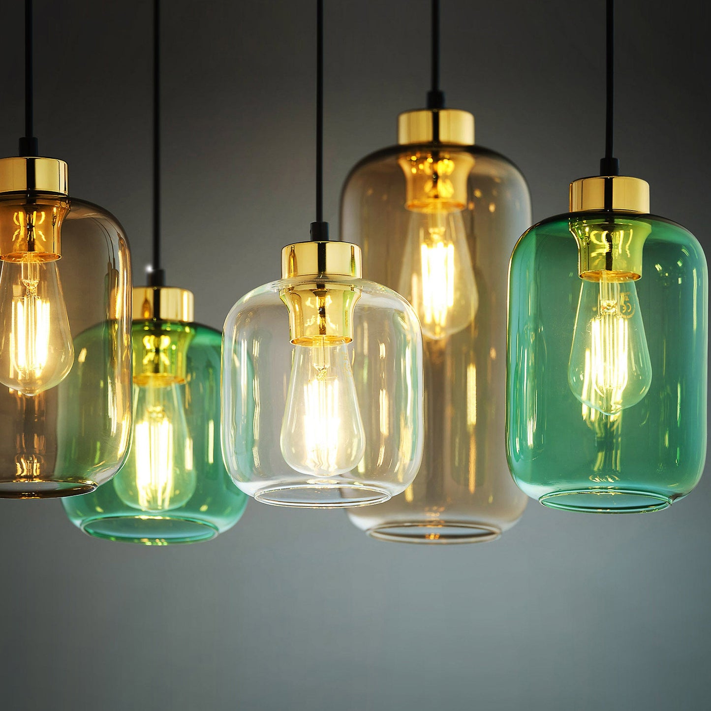MARCO Mid-Century Modern 6-Light Pendant for Dining Room & Open Spaces