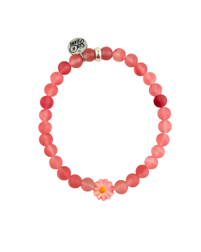 Mini Gemstone Flower Bracelet - multiple colours