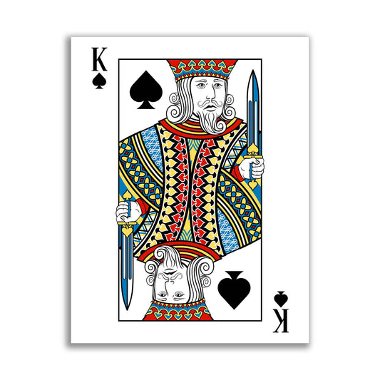 Leinwandbild "King of Spades" 36" x 48" 3648-045