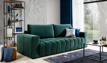 Lazaro Condo Style 3 Seater Storage Sleeper Sofa - Multiple Colors Available