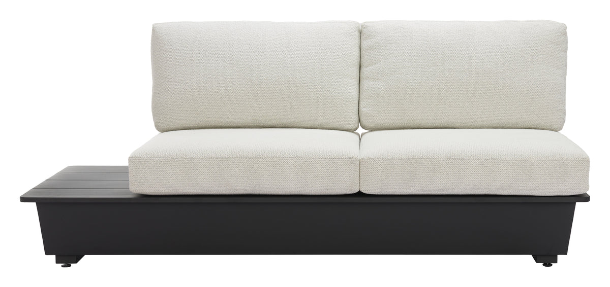 Arbor 2 Seater Modern Outdoor Sofa - Black