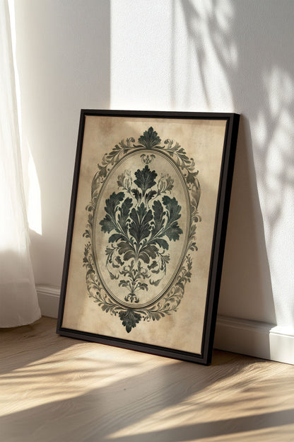 FLORAL MAJESTY, Oeuvre sur toile étirée
