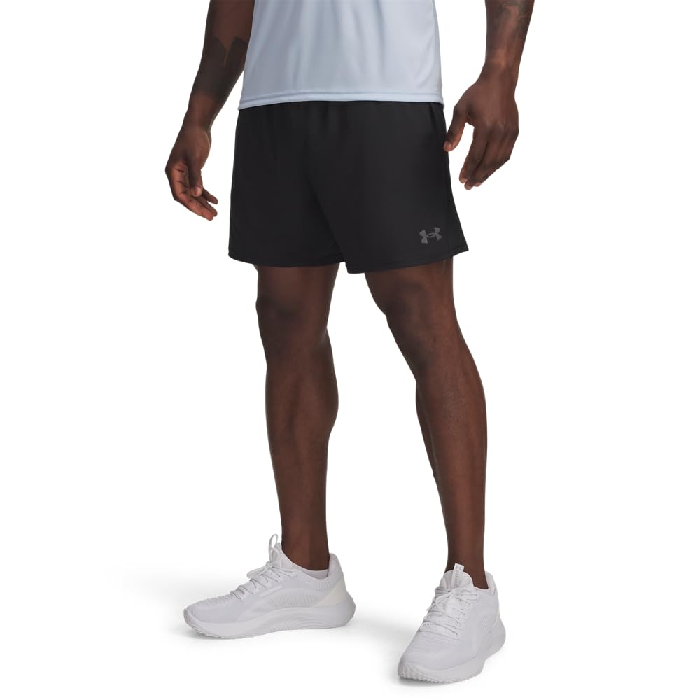 Under Armour Men's Mk-1 Shorts, (001) Black/Black/Castlerock, Medium 🍁 All In One Marketplace Canada