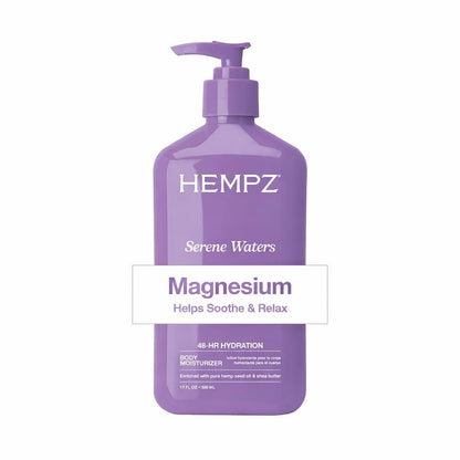 Hempz Magnesium Body Lotion, Serene Waters Moisturizer, Soothing and Hydrating with Arnica, 17 fl.oz. 🍁 All In One Marketplace Canada