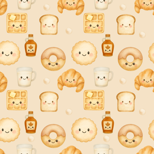 Couverture minky petit déjeuner Canadien 🧇 petite