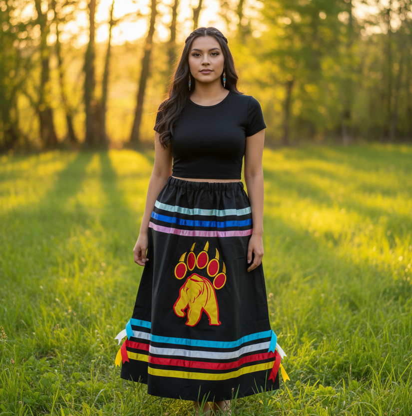 Trail of the Bear Ribbon Skirt