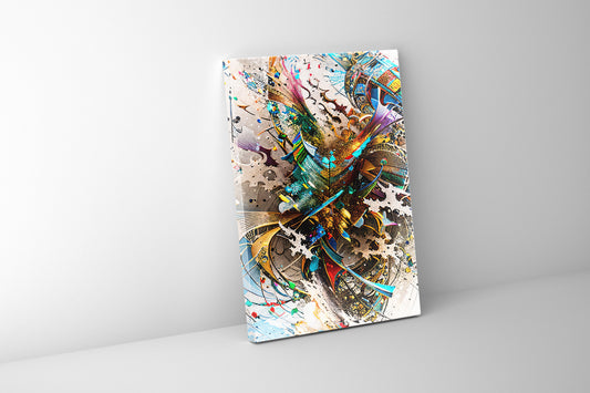 ウォールアート-抽象画 1-キャンバスプリント-アートワーク