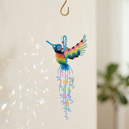 Blue Beaded Humming Bird