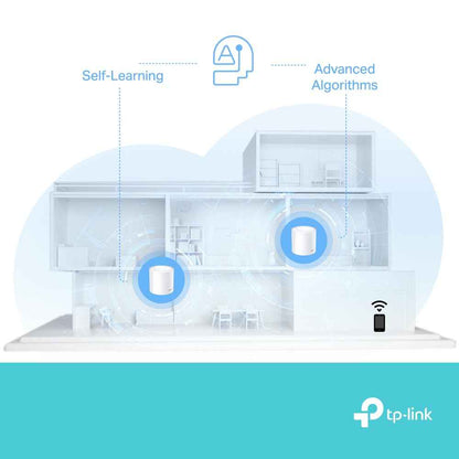 TP-Link AX1500 Dual-Band WiFi 6 Mesh System Deco X10 (2-Pack) - Supports Internet Plans up to 1.5 Gbps, Covers up to 3,900 Sq. Ft., 2X Gigabit Ports per Unit, AI Mesh, Parental Controls 🍁 All In One Marketplace Canada
