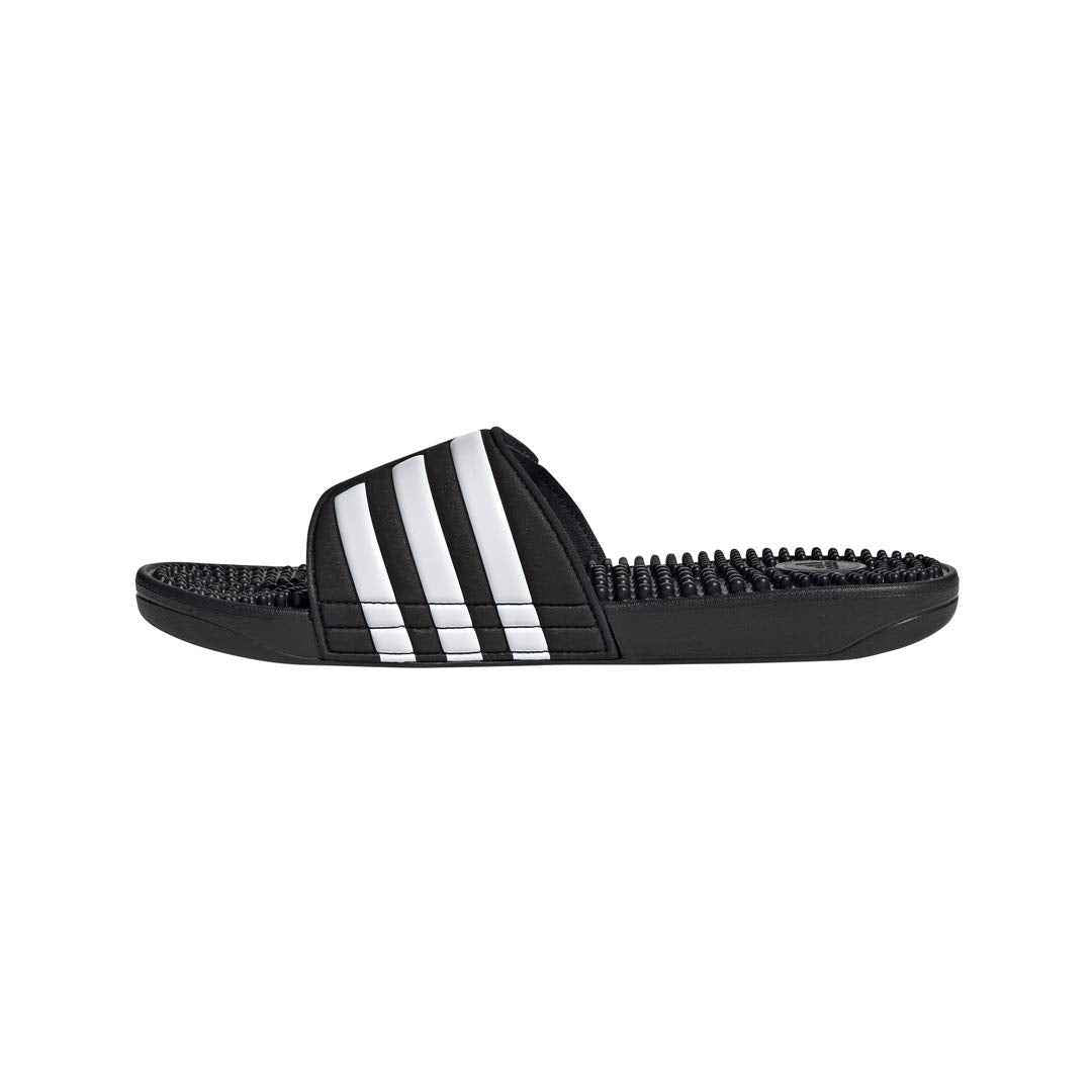 adidas Unisex-Adult Adissage, Core Black/White/Core Black, 11 🍁 All In One Marketplace Canada
