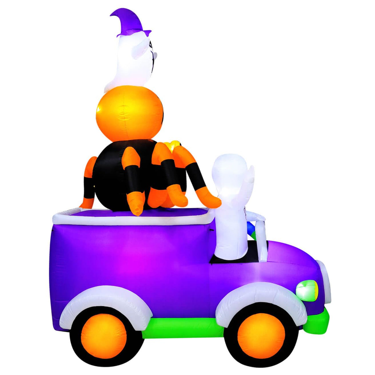 Occasions 10.5' Inflatable Halloween Truck, 10.5 ft Tall, Multicolored