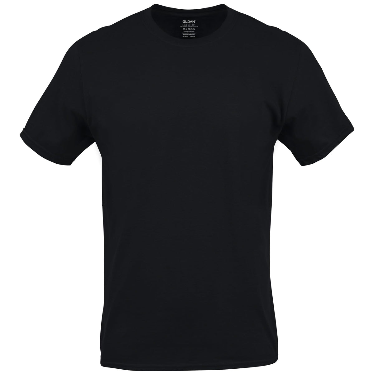 GILDAN Men's Crew T-Shirts, Multipack, Style G1100, Black (6-Pack), Medium 🍁 All In One Marketplace Canada