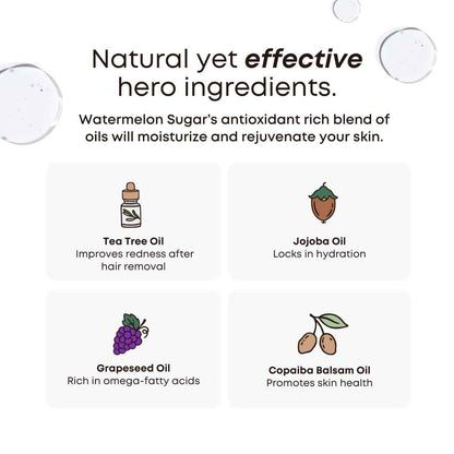Bushbalm Ingrown Hair 2 Step Routine - Moisturize and Soothe - Ingrown Hair Oil (30 ml), Exfoliating Scrub (236 ml) - Watermelon Sugar - Valued at $49 🍁 All In One Marketplace Canada