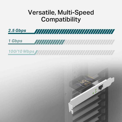 TP-Link 2.5GB PCIe Network Card (TX201) – PCIe to 2.5 Gigabit Ethernet Network Adapter, Supports Windows 11/10/8.1/8/7, Win Server 2022/2019/2016, Linux 🍁 All In One Marketplace Canada