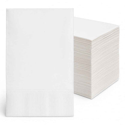 Perfect Stix White Dinner Napkin-300 2-Ply White Dinner Napkins, 0.1" Height, 17" width, 15" Length (Pack of 300) 🍁 All In One Marketplace Canada