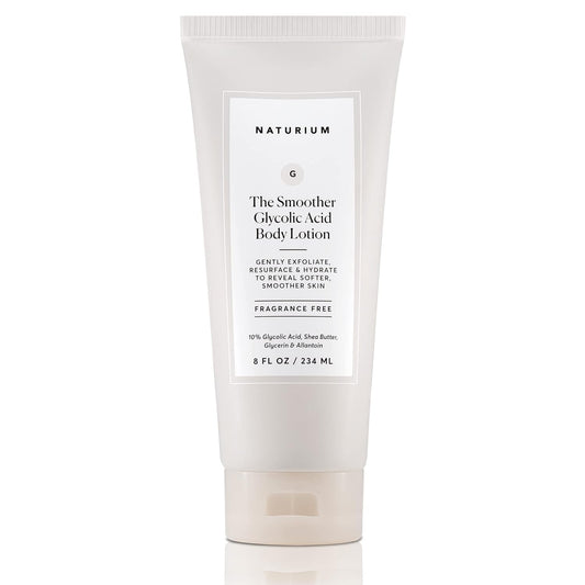 Naturium The Smoother Glycolic Body Lotion | Moisturizing & Exfoliating Cream, With AHA, For Rough and Dry Skin | 8 FL OZ / 234 ml 🍁 All In One Marketplace Canada