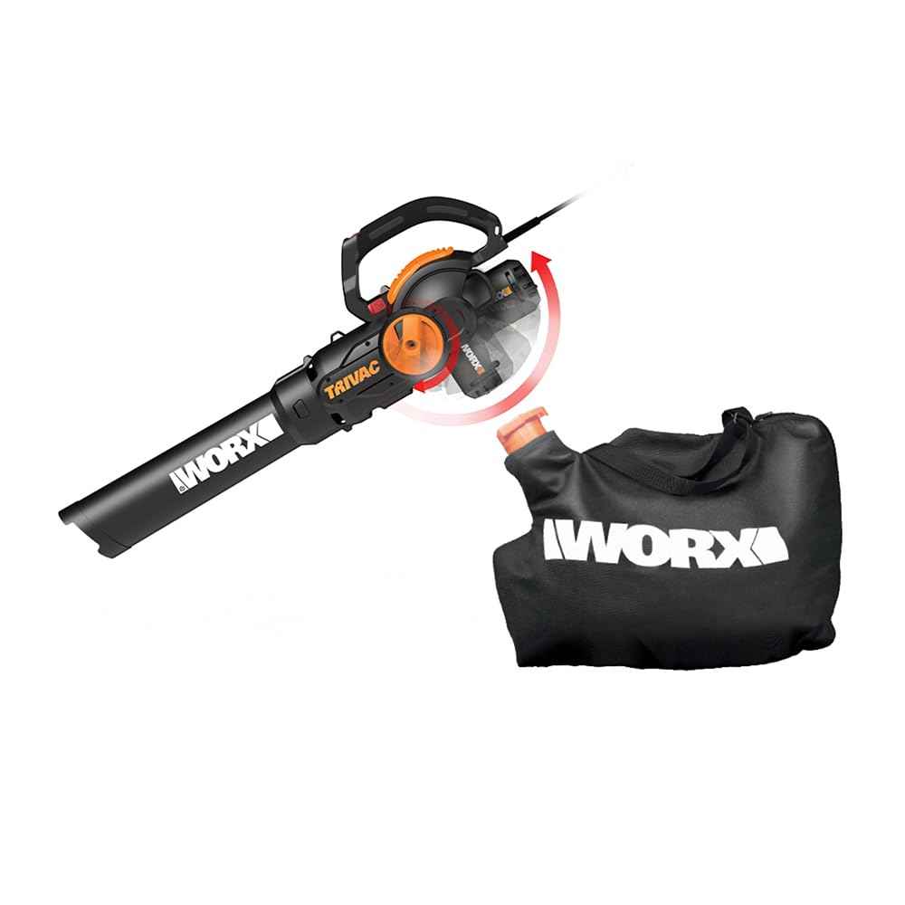 WORX 12 Amp Trivac 3-in-1 Electric Leaf Blower/Mulcher/Yard Vacuum - WG512 🍁 All In One Marketplace Canada