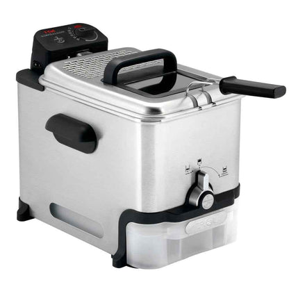 T-fal 3.5L Deep Fryer with Oil Filtration System: 1700W Stainless Steel Fryer, Dishwasher Safe Parts, Digital Timer, Adjustable Temperature Control for Perfect Golden Crispy Results 🍁 All In One Marketplace Canada
