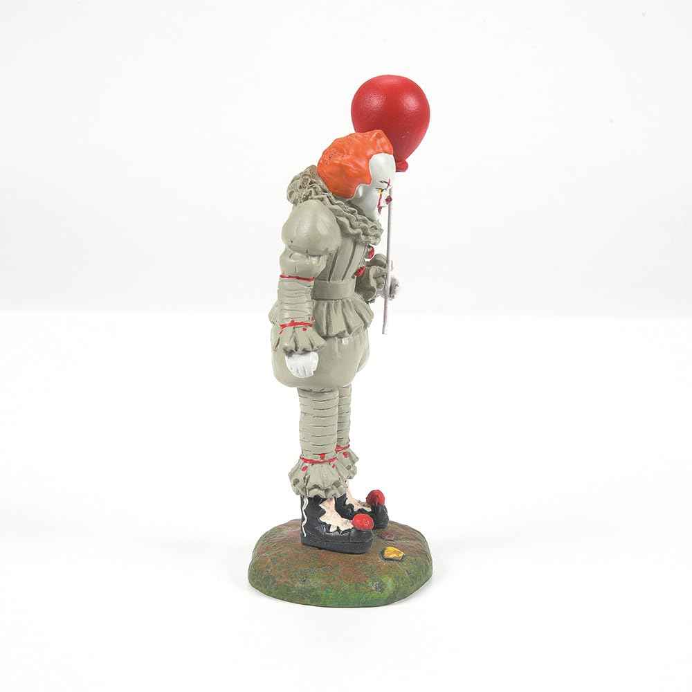 Department 56 Snow Village Accessories Halloween IT Chapter Two Pennywise and The S.S. Georgie Figurine Set, Standard, Multicolor
