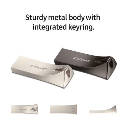 Samsung BAR Plus 128GB - 400MB/s USB 3.1 Flash Drive Titan Gray (MUF-128BE4/AM) [Canada Version]