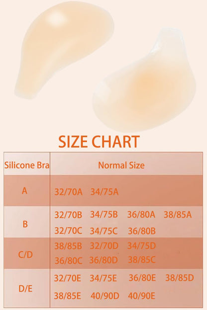 Deceny CB Sticky Bra Push Up Adhesive Bra Invisible Silicone Bra Backless Strapless Bras with Nipple Covers for Women(C/D,Beige) 🍁 All In One Marketplace Canada