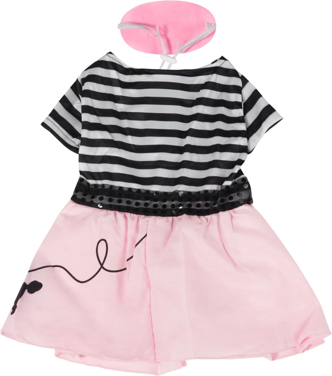 Rubies Costume Co Halloween Classics Collection Pet Costume, Large, 50s Girl Dress