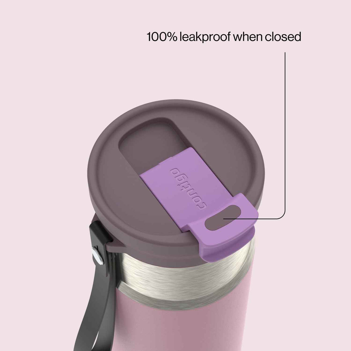Contigo DualSip 16 oz Compact Water Bottle w/ 2-Way Lid (Drink from Straw or Spout) | Vacuum-Insulated Stainless Steel for Cold Drinks | 100% Leakproof | BPA & Lead-Free | Dishwasher Safe 🍁 All In One Marketplace Canada