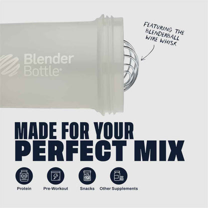 BlenderBottle Shaker Bottle with Pill Organizer and Storage for Protein Powder, Classic V2 ProStak System, 22-Ounce, Smoke Grey 🍁 All In One Marketplace Canada