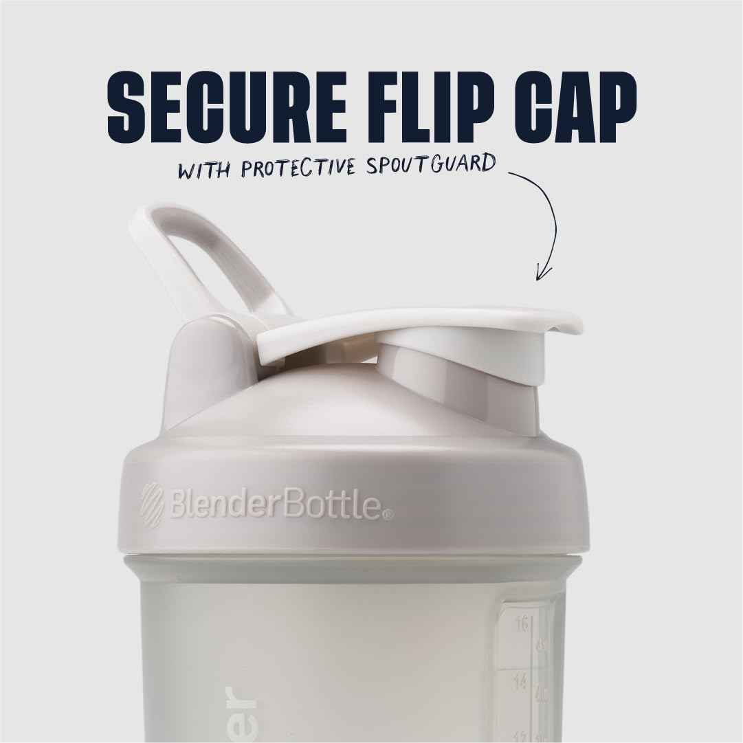 BlenderBottle Shaker Bottle with Pill Organizer and Storage for Protein Powder, Classic V2 ProStak System, 22-Ounce, Smoke Grey 🍁 All In One Marketplace Canada
