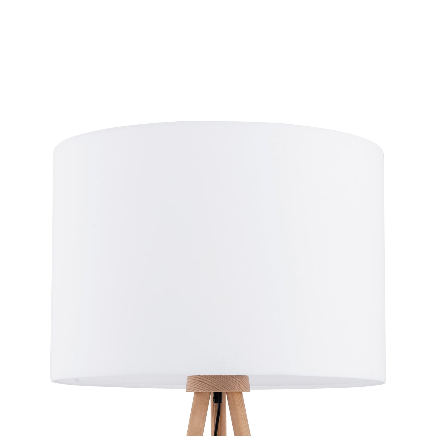 TOKYO Wood & Linen Floor Lamp for Living Room & Bedroom