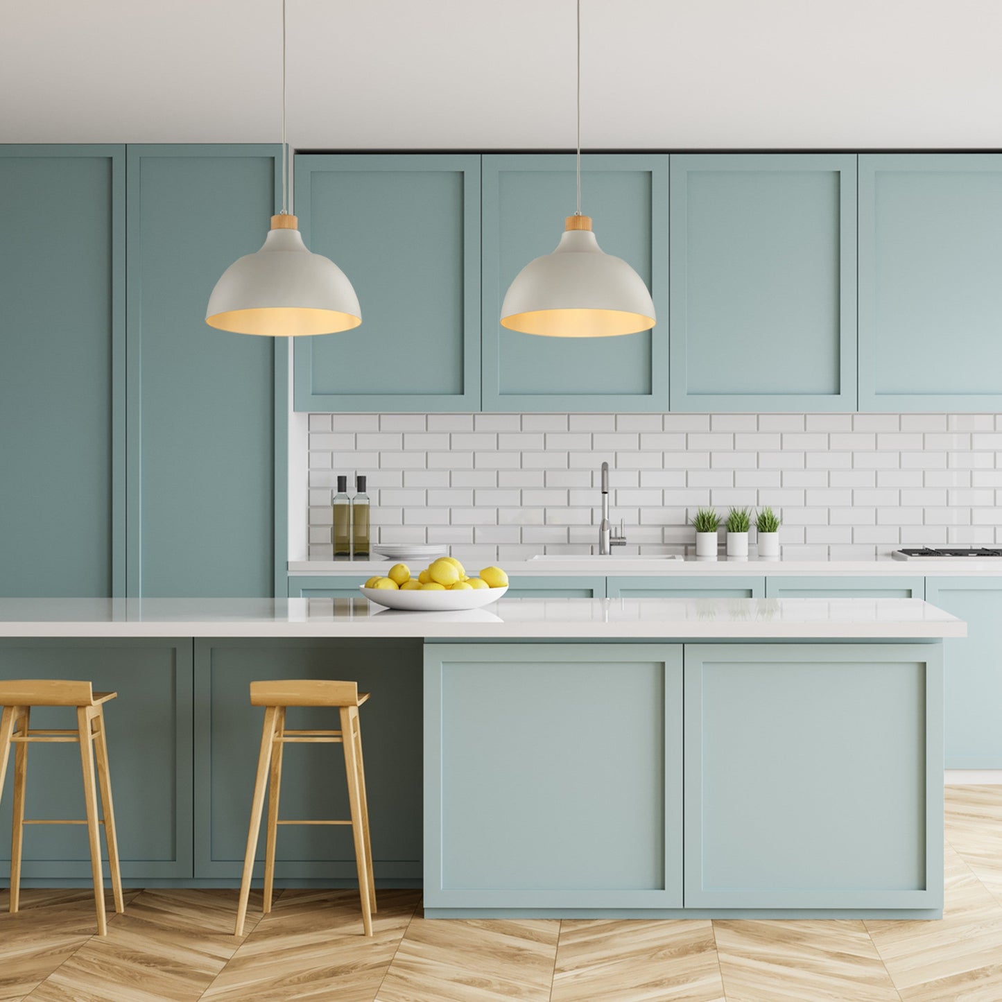 CAP Scandinavian Pendant Light for Kitchen, Hallway & Dining Room