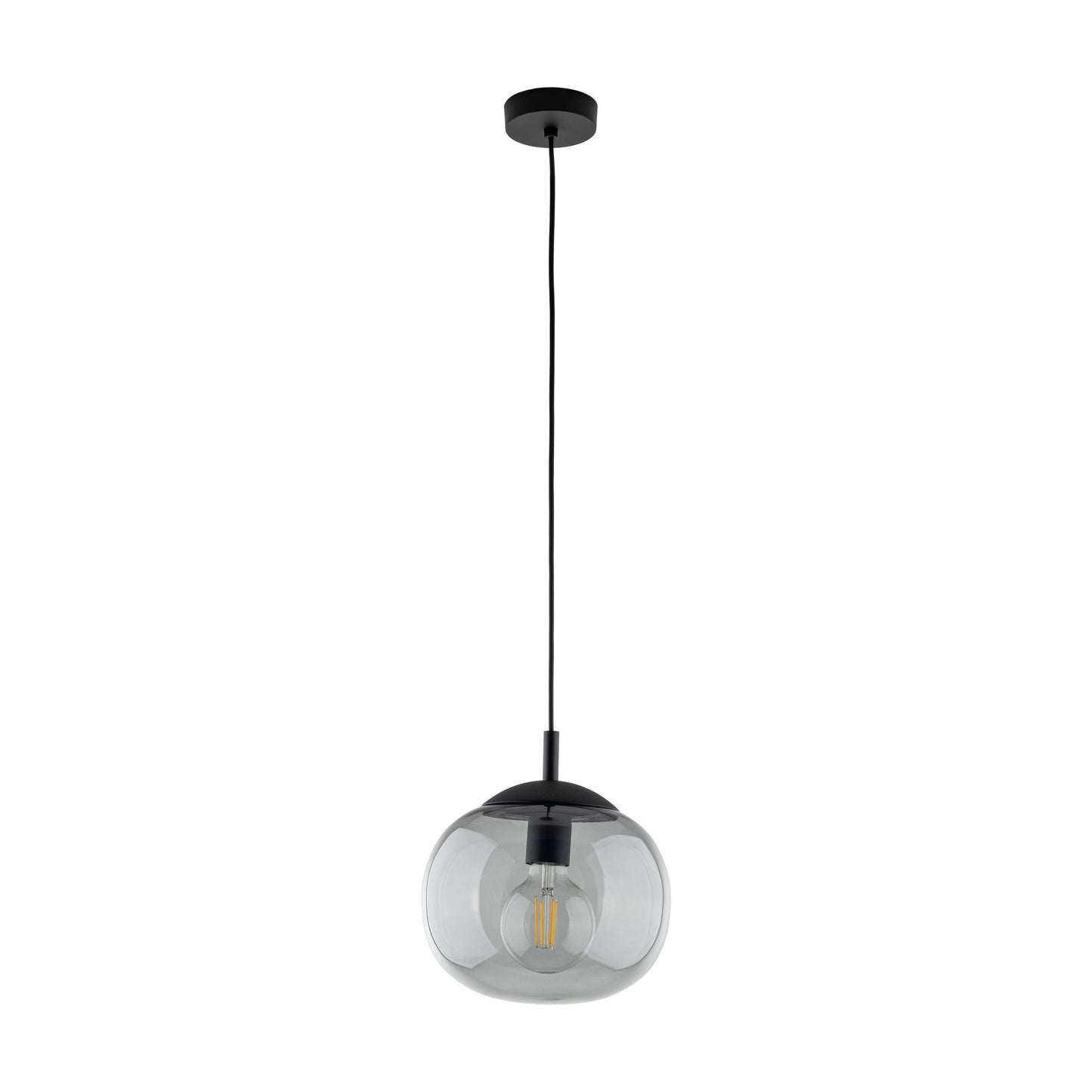 VIBE Graphite Glass Scandinavian Pendant Light - AURABAGS SHOP