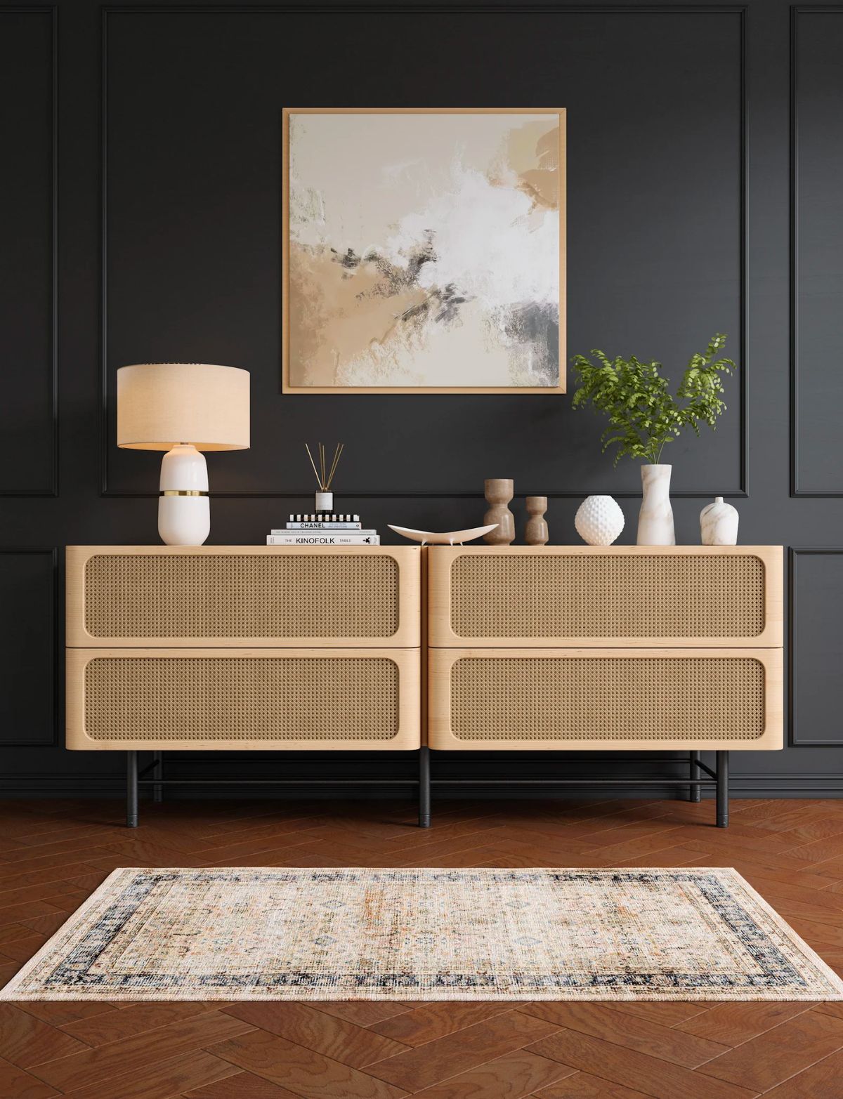 Miriam Gelb Beige Teppich