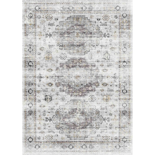 Kyra Silver Grey White Rug